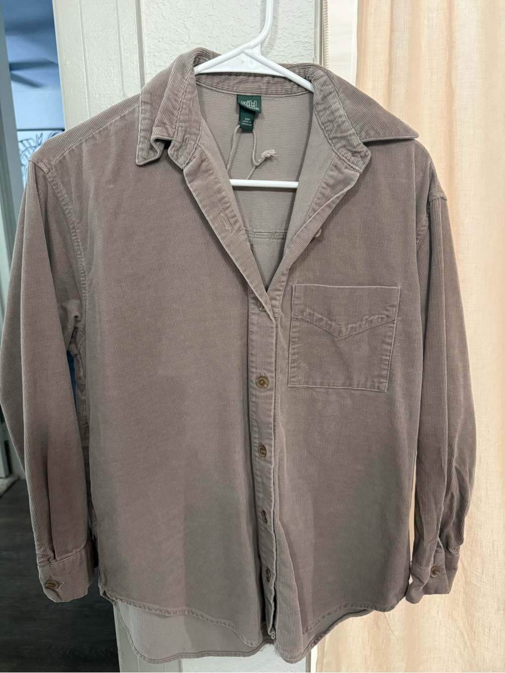 wild fable Taupe Button-Down Corduroy Shirt